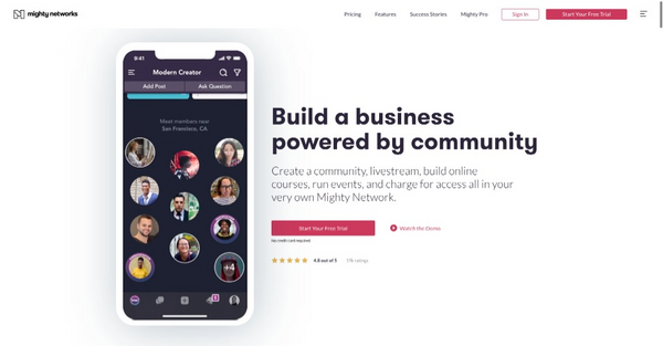 Mighty Networks Review: Build A Community for Your Learners